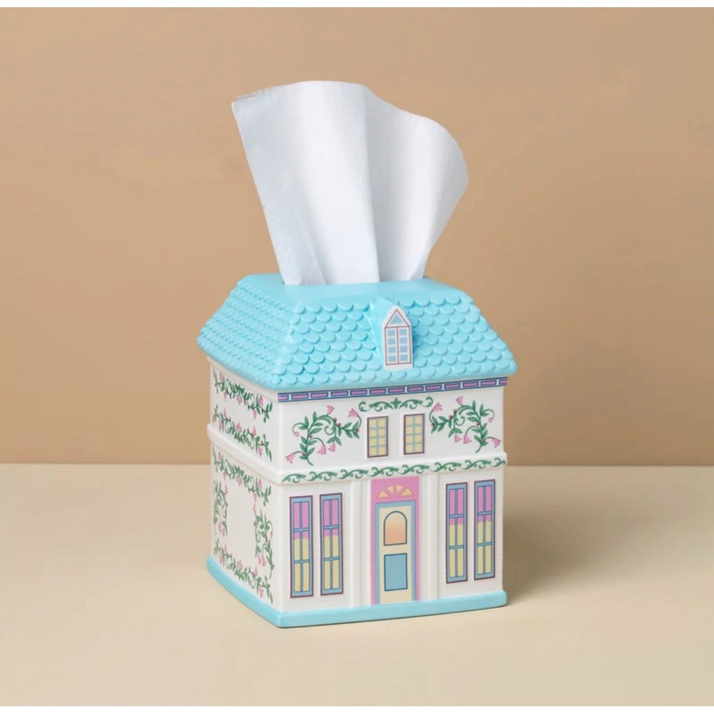 Lenox Spice Village Tissue Box Holder - NEW in‎ Original Box